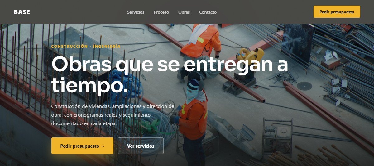 Captura de la demo para Constructoras