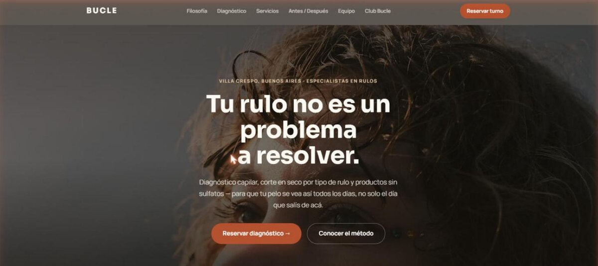 Captura del sitio de De un Instagram con buena onda a una landing que vende el método completo