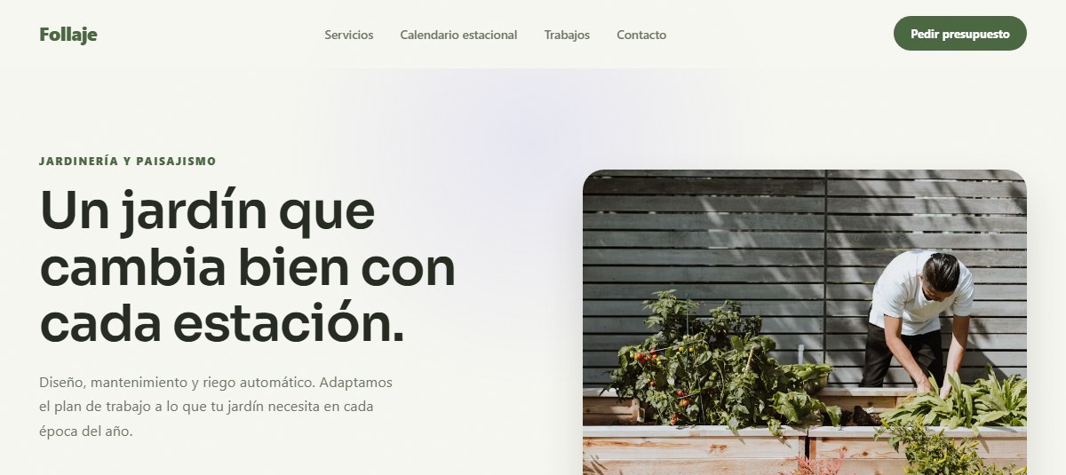 Captura de la demo para Jardineros