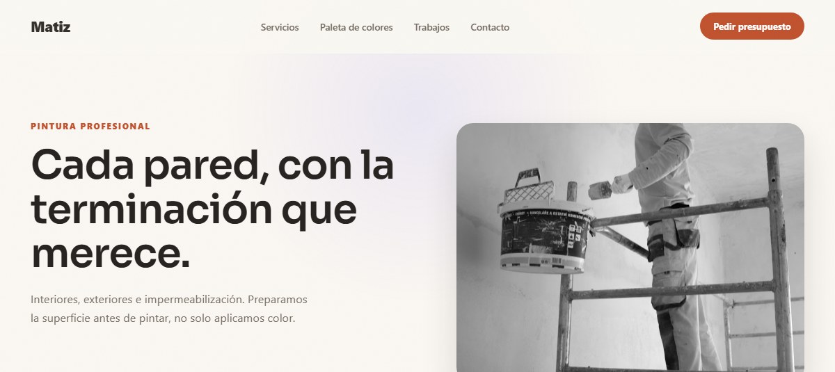 Captura de la demo para Pintores