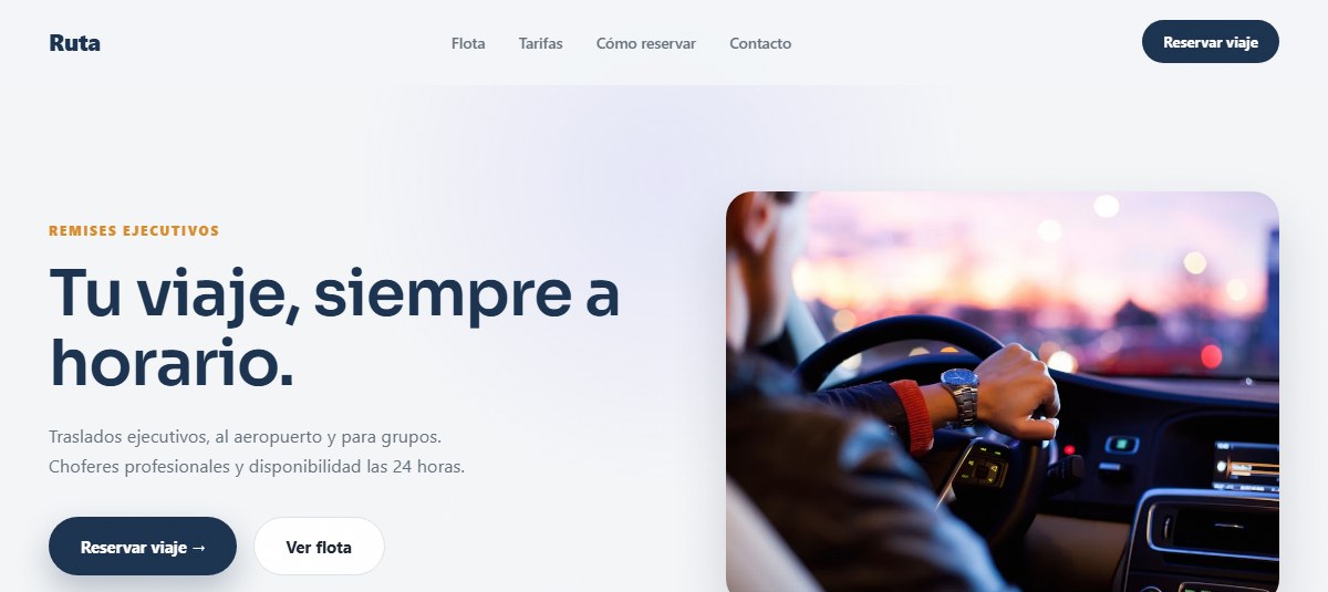Captura de la demo para Remises
