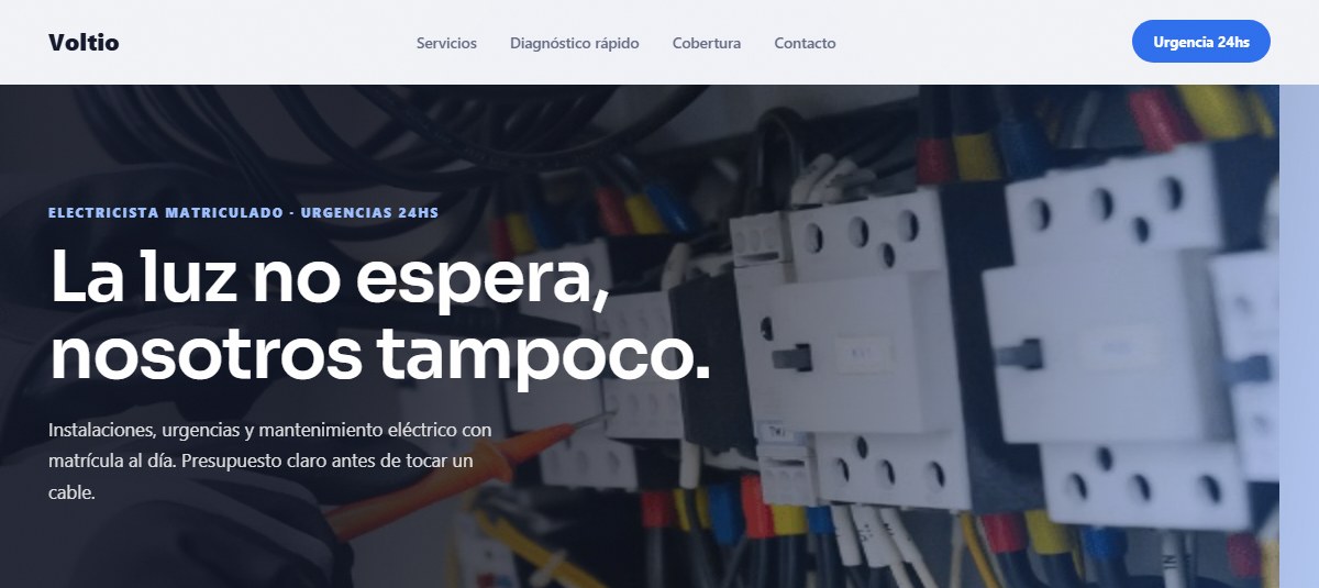 Captura de la demo para Electricistas