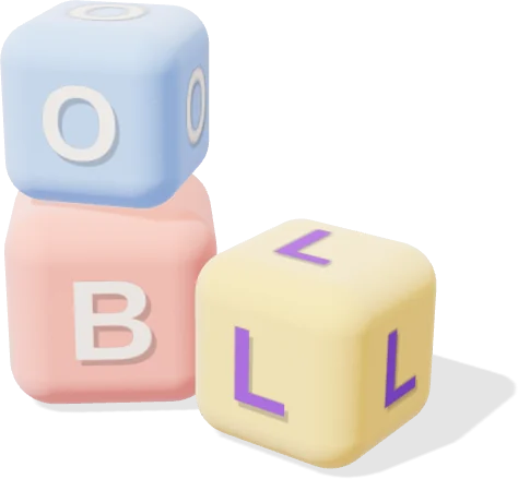 Cubos de letras